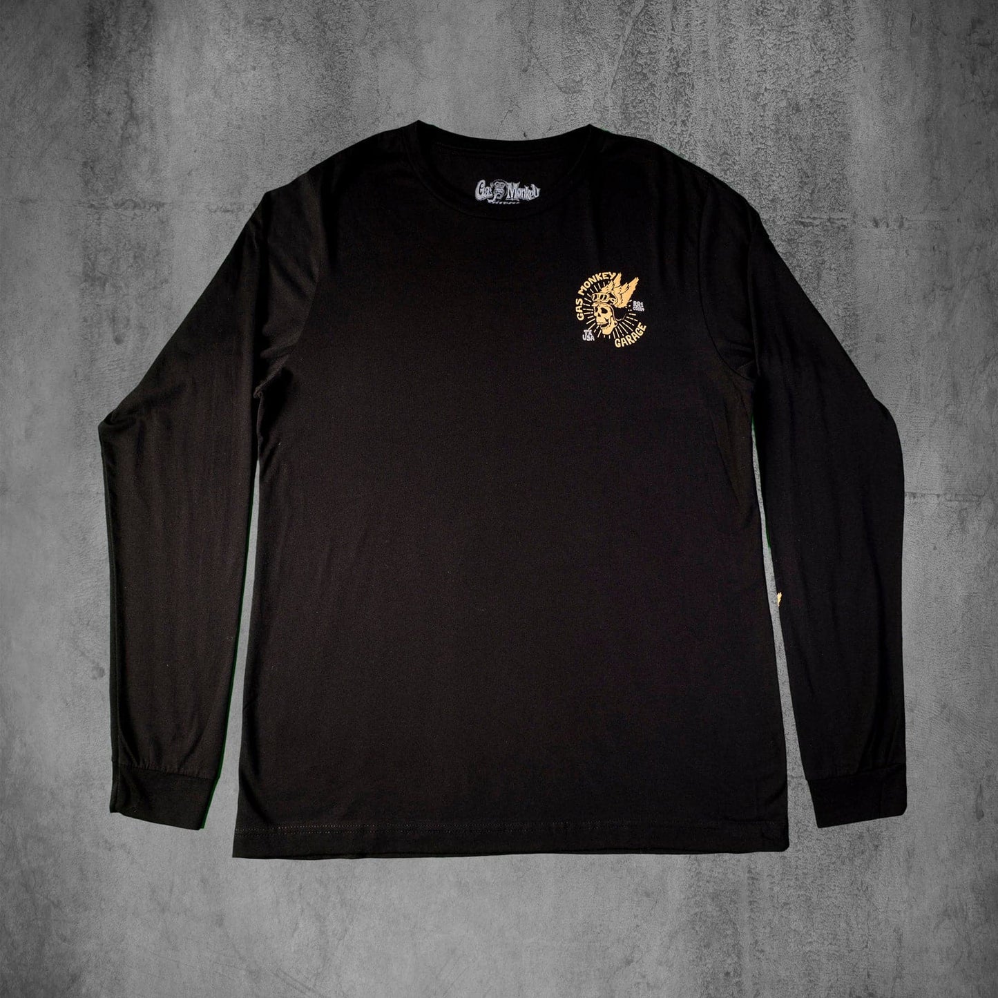 Camiseta de manga larga con logo de calavera