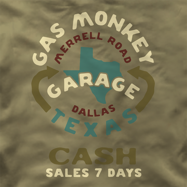 Cash Sales Seven Days Tee - Military Green