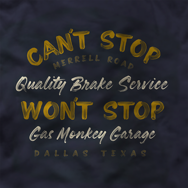 Can't Stop Won't Stop Tee - Navy
