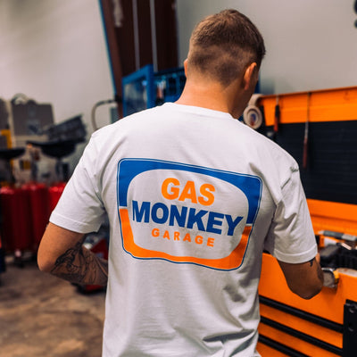 Gas Em Up Tee - White