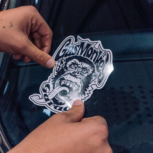 White Monkey Sticker