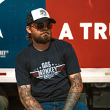 Monkey Logo Black & White Trucker Hat