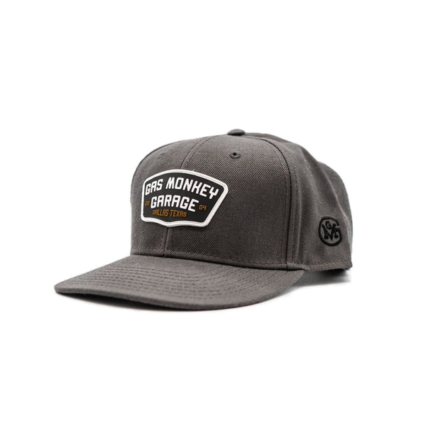 Rubber Patch Flat Bill Hat - Graphite