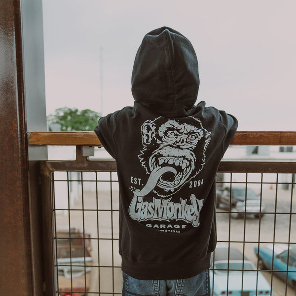 Youth Classic Monkey Hoodie Gas Monkey Garage