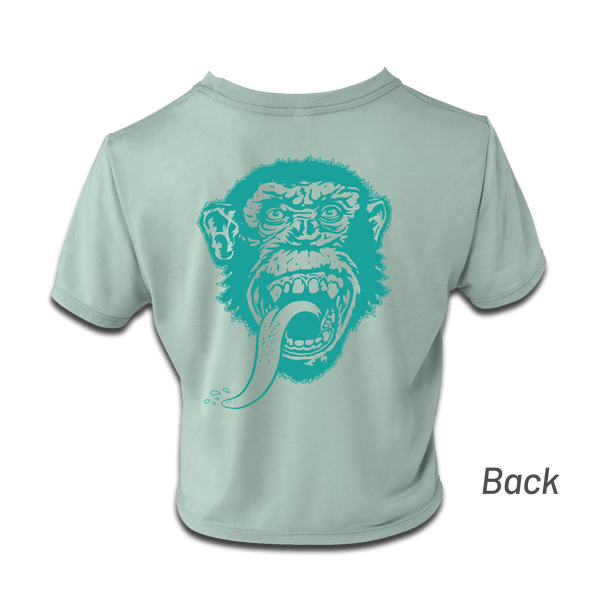 Camiseta recortada para mujer Fall Days - Menta