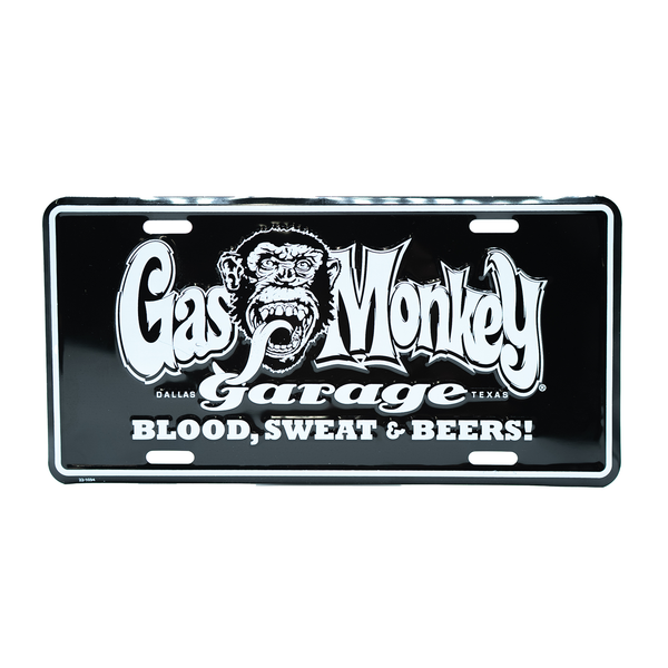 Blood Sweat and Beers License Plate