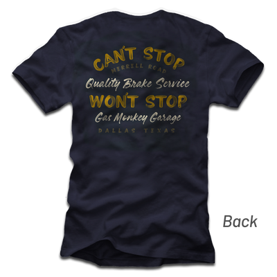 Can't Stop Won't Stop Tee - Navy