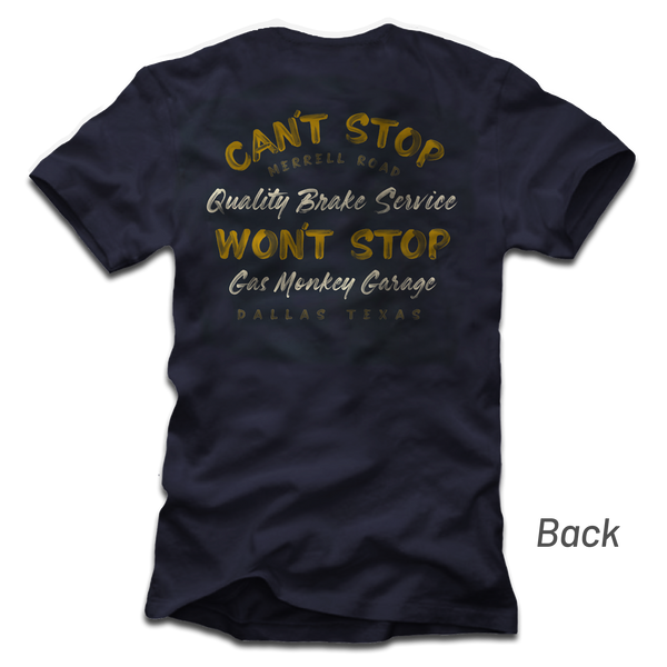 Can't Stop Won't Stop Tee - Navy