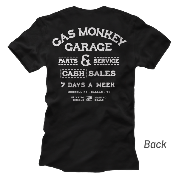 Parts & Service Tee - Black