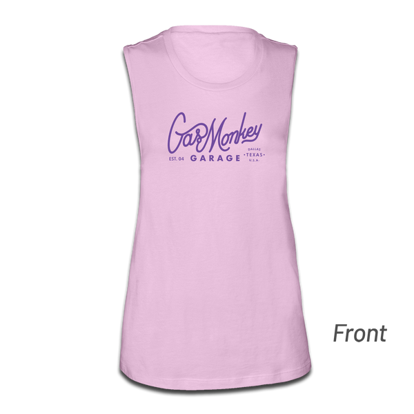 Ladies Pinstripe Tank - Lilac