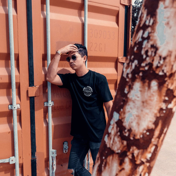 GMG Medallion Black Tee