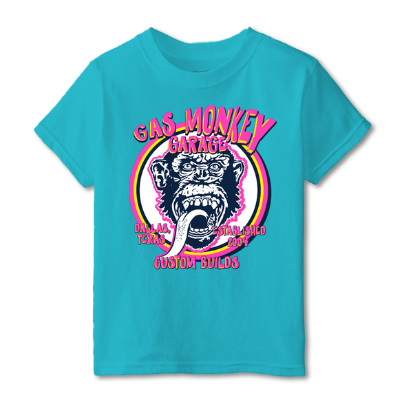 Camiseta con cara de mono para niño pequeño