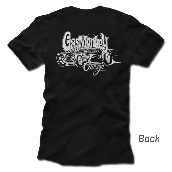 GMG White Car Tee