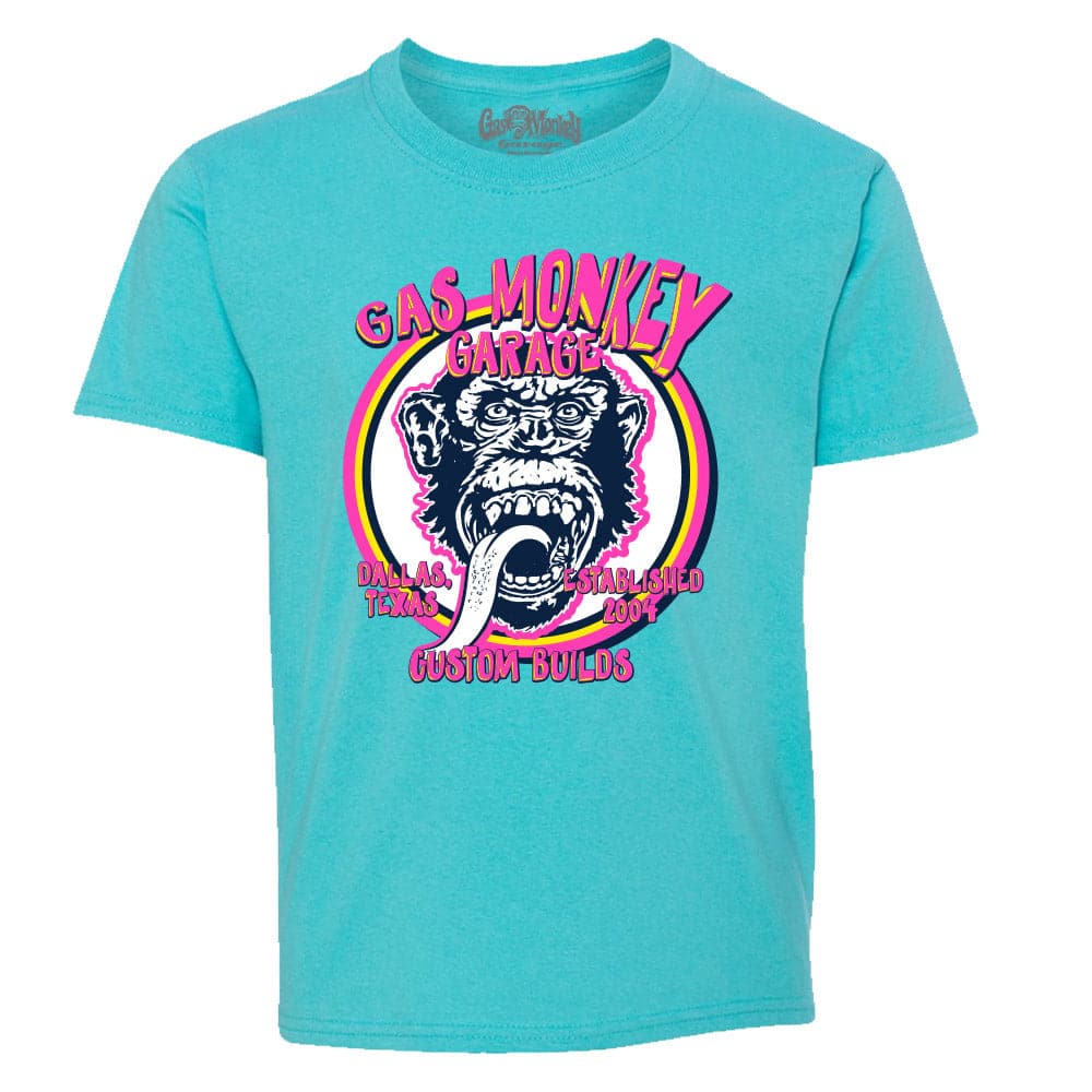 Camiseta con cara de mono juvenil