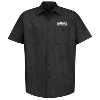Short Sleeve Work Shirt - Black