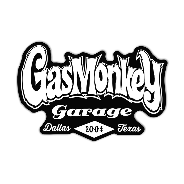 Garaje clásico de Gas Monkey Pegatina