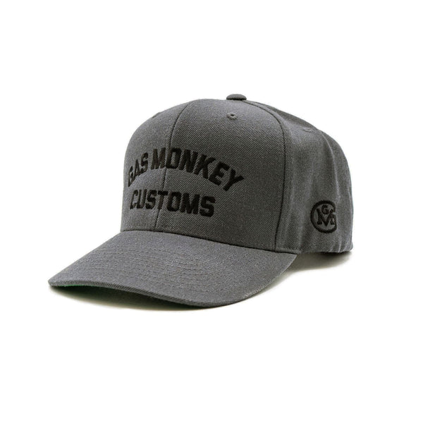 Gas Monkey Customs Flat Bill Hat - Dark Grey
