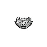 Imán con logotipo de calavera alada - Acrílico