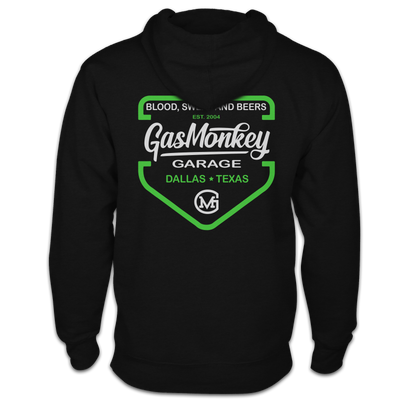 Shield Zip Hoodie Gas Monkey Garage